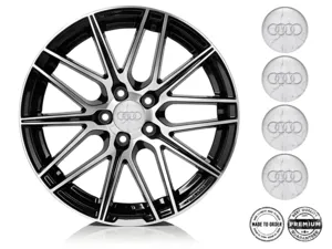 Audi Calcomanía de Aro Marca Pegatinas Silicona Custom